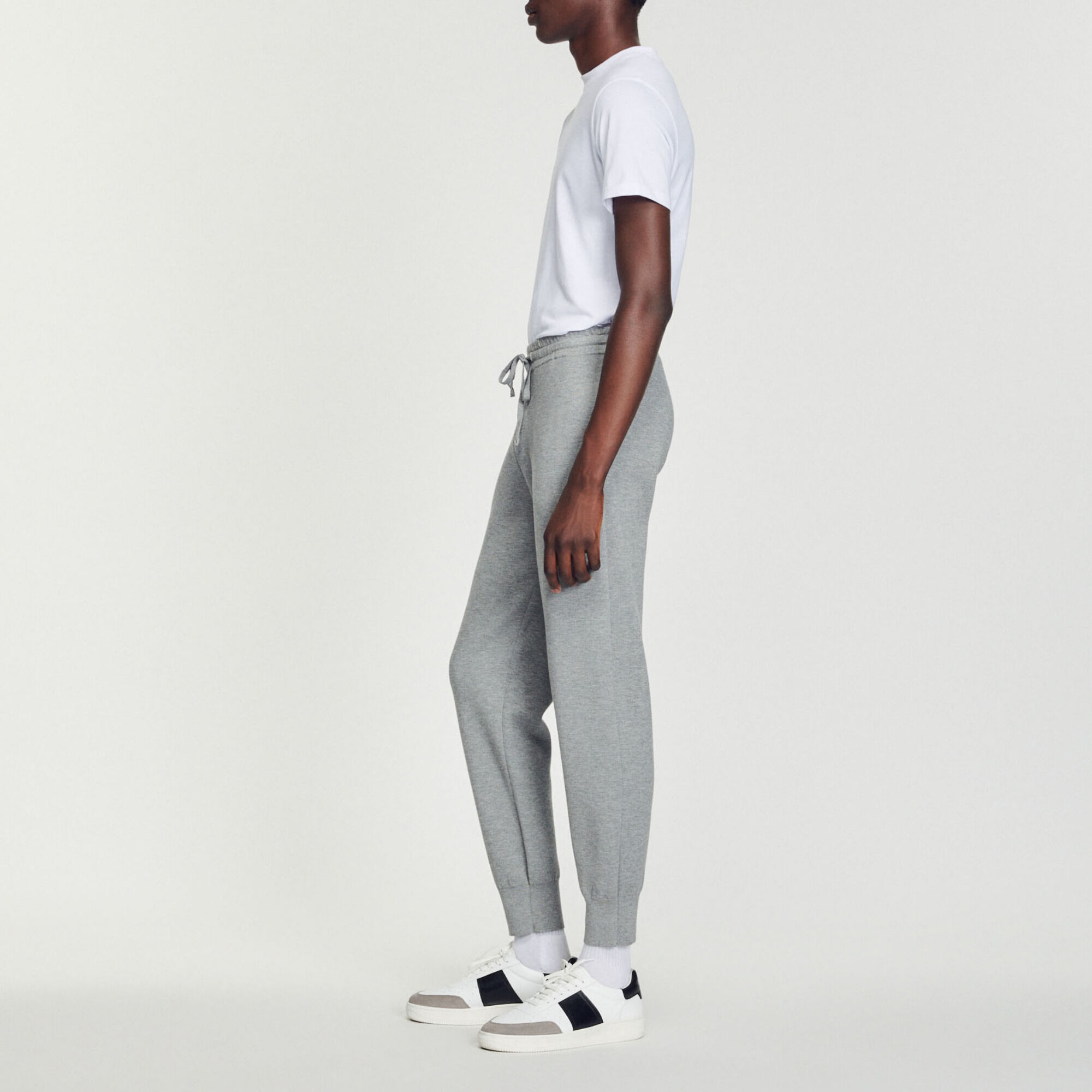 Knit jogging bottoms