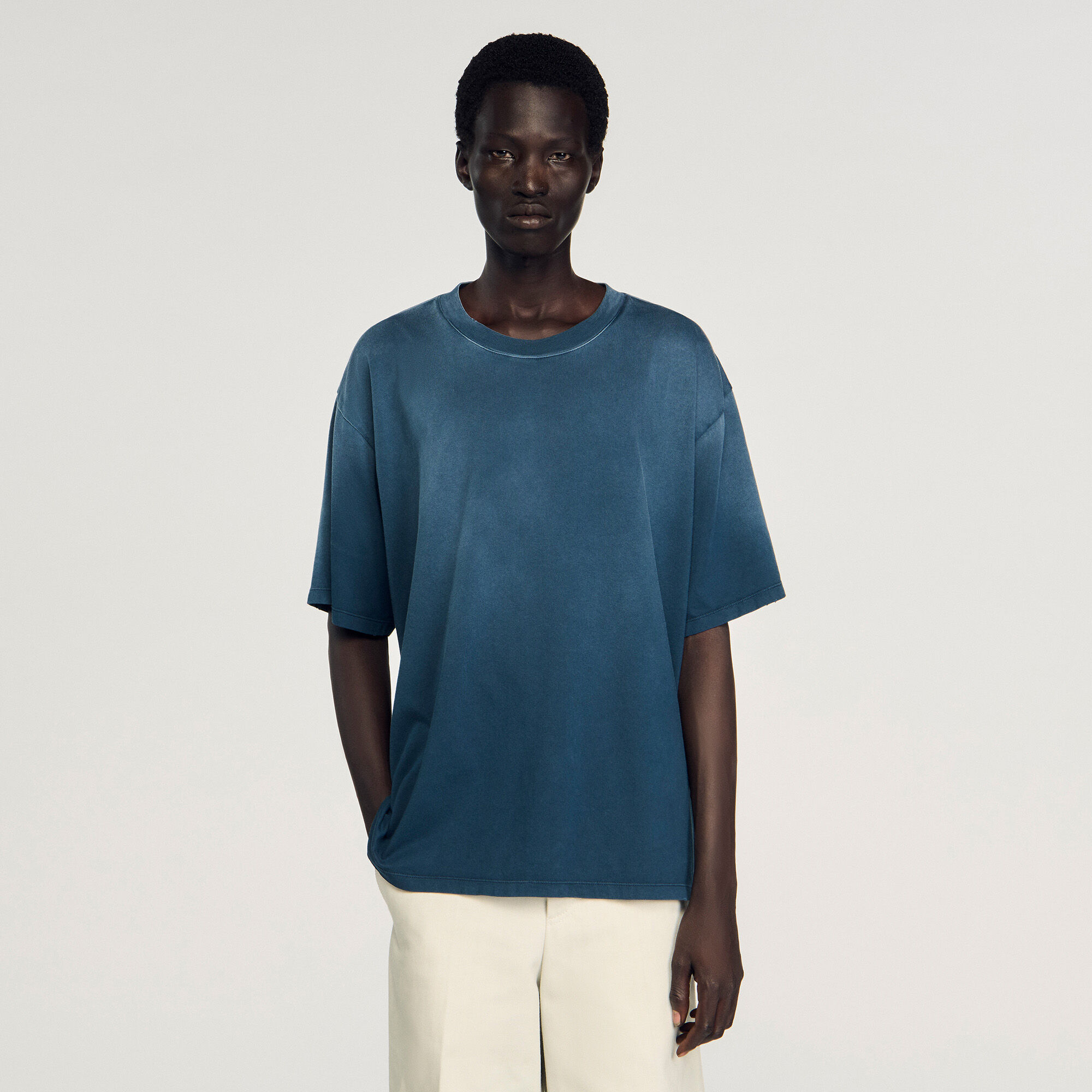 Oversized cotton T-shirt