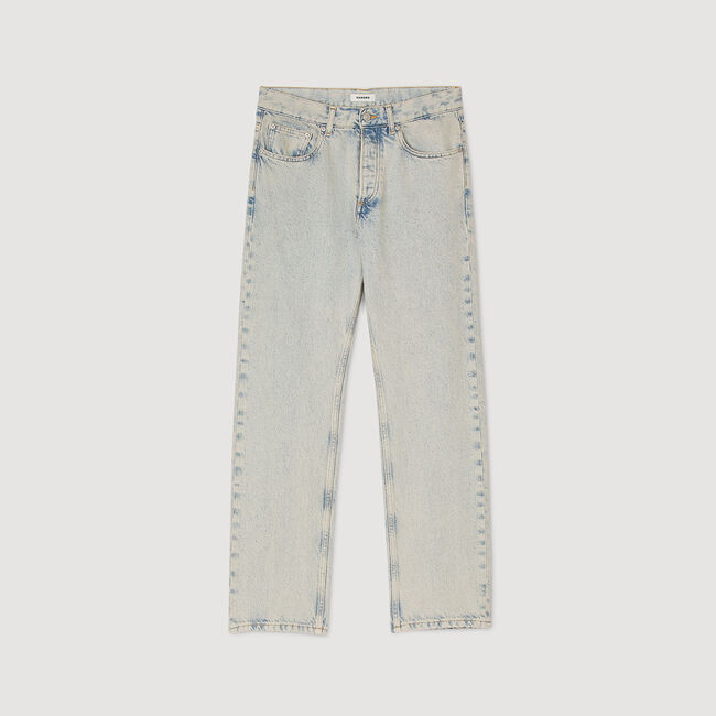 Regular faded jeans