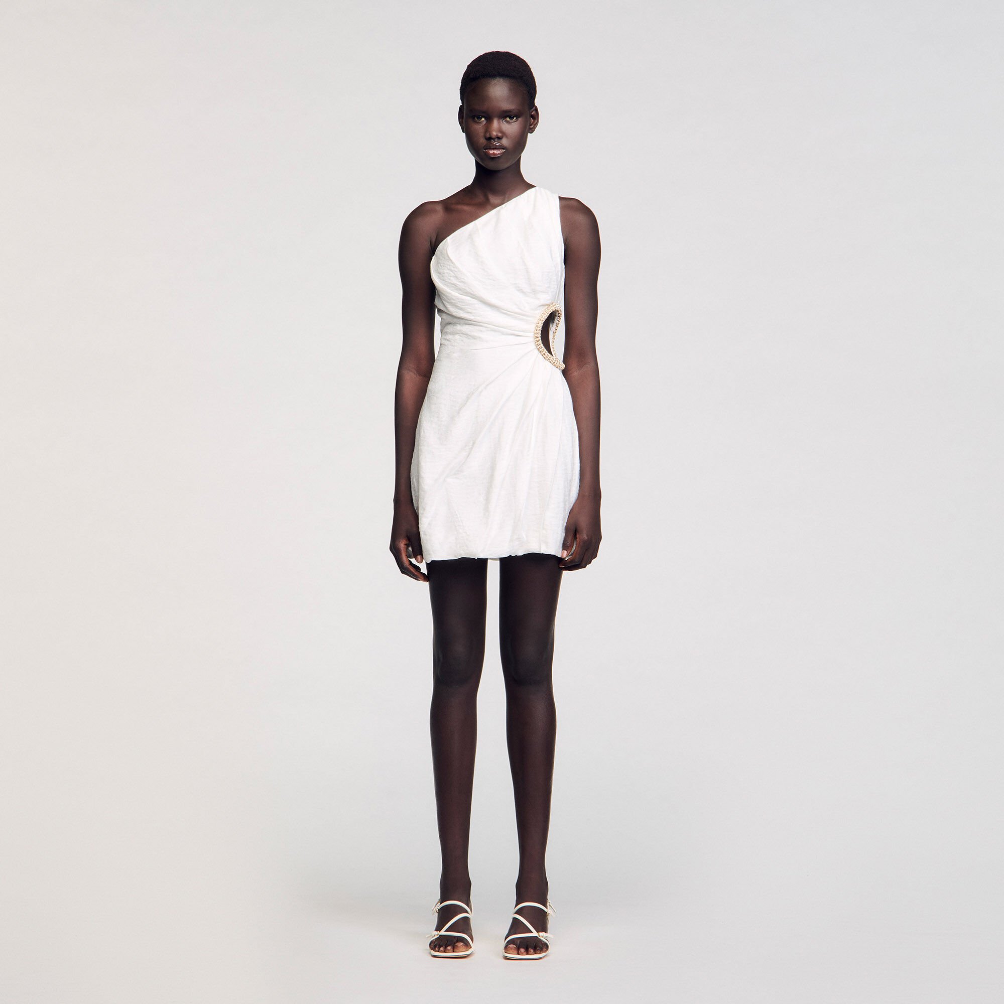 Short asymmetrical dress