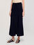 Long decorative knit skirt