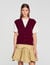 Two-tone wool and cashmere jumper