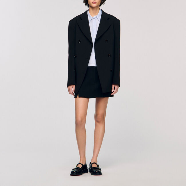 Crossed tailored jacket - Women | Sandro