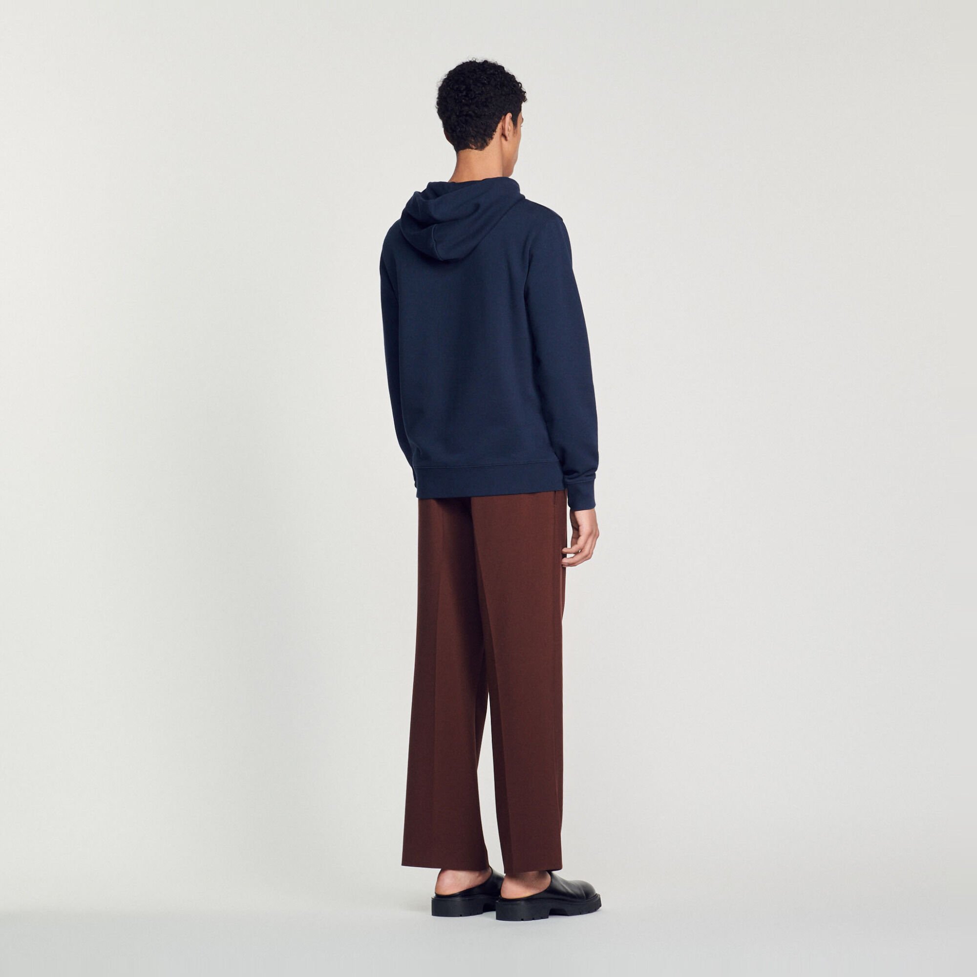 Embroidered Sandro hoodie