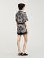 Floral print shorts