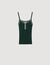 Two-tone knit vest top