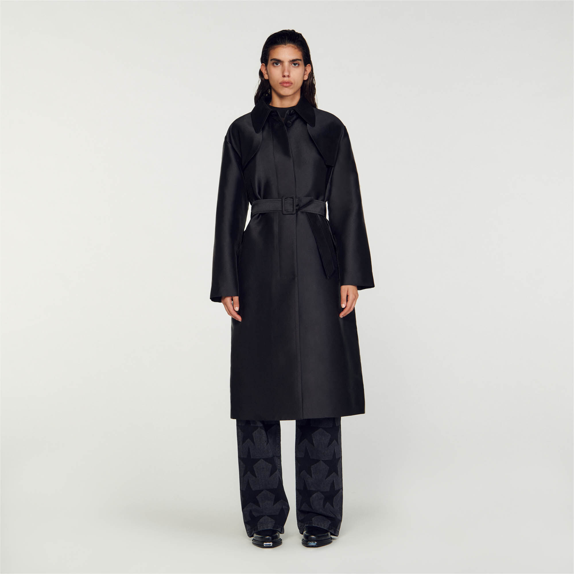 Sandro best sale trench coat