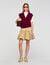Two-tone wool and cashmere jumper