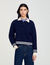 Cable knit jumper