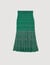 Long decorative knit skirt