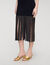 Fringed knit maxi dress