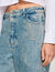 Distressed denim Bermuda shorts