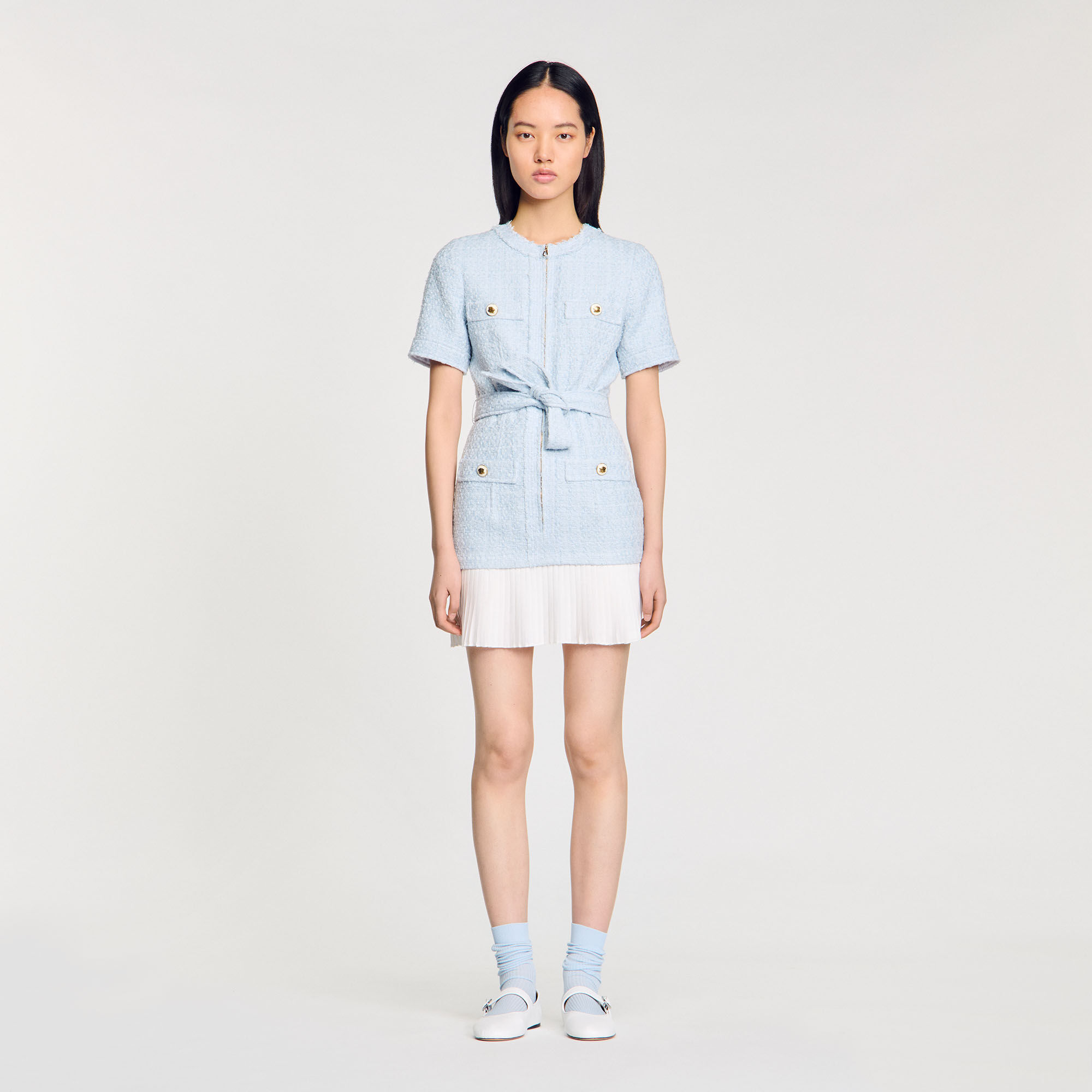 Short tweed dress