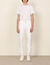 Embroidered fleece jogging bottoms