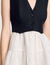 Two-tone short dress