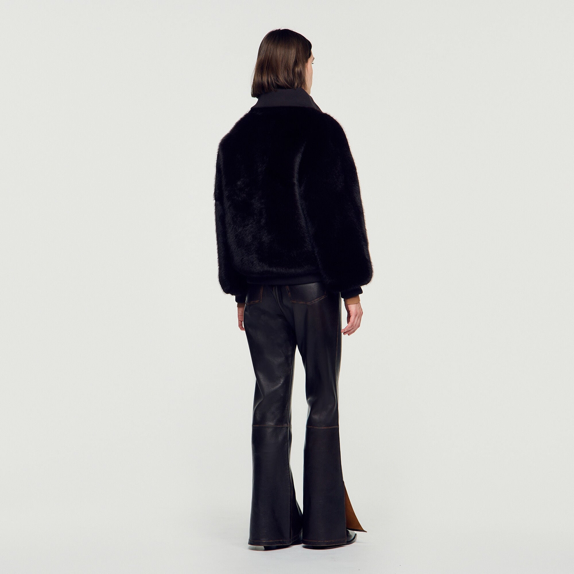 Short faux fur coat - Women | Sandro