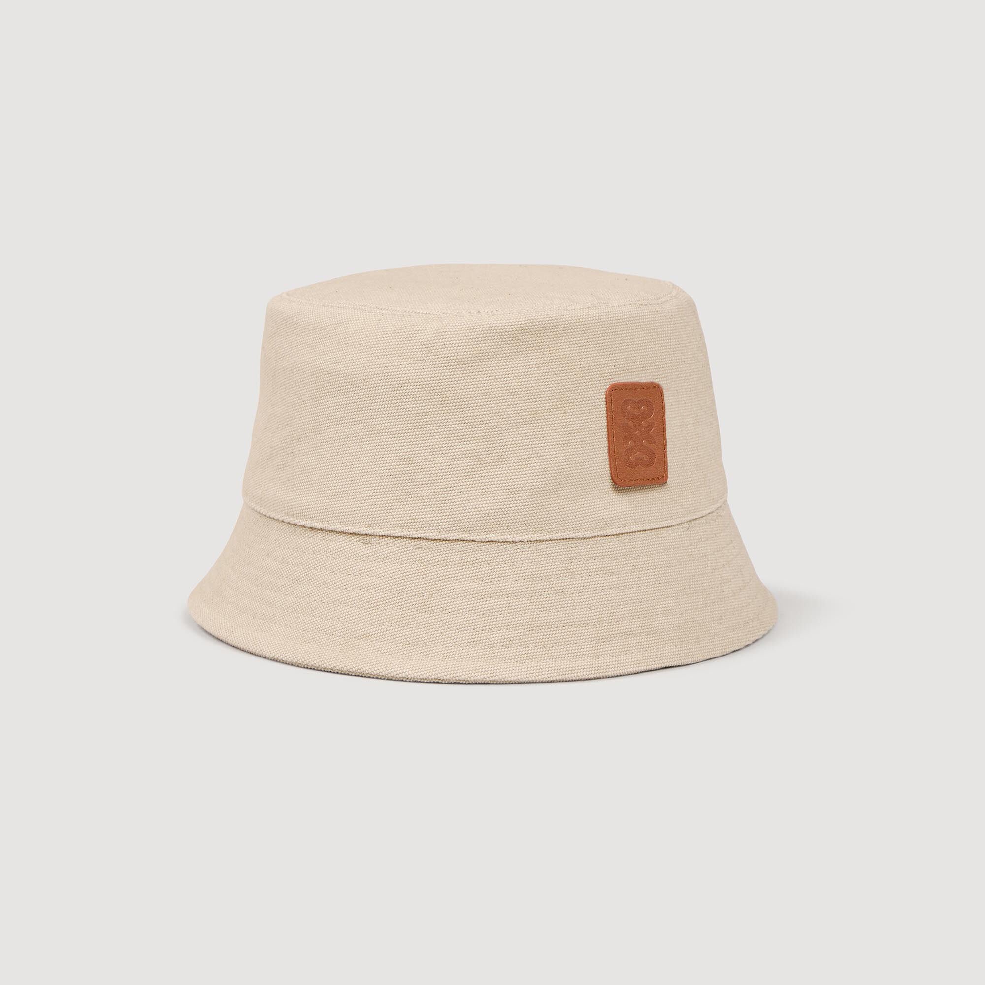 【Urbanic 30】Canvas Bucket Hat Canvas bucket hat white / beige For Women | Sandro Paris