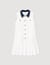 Short dress with contrasting collar