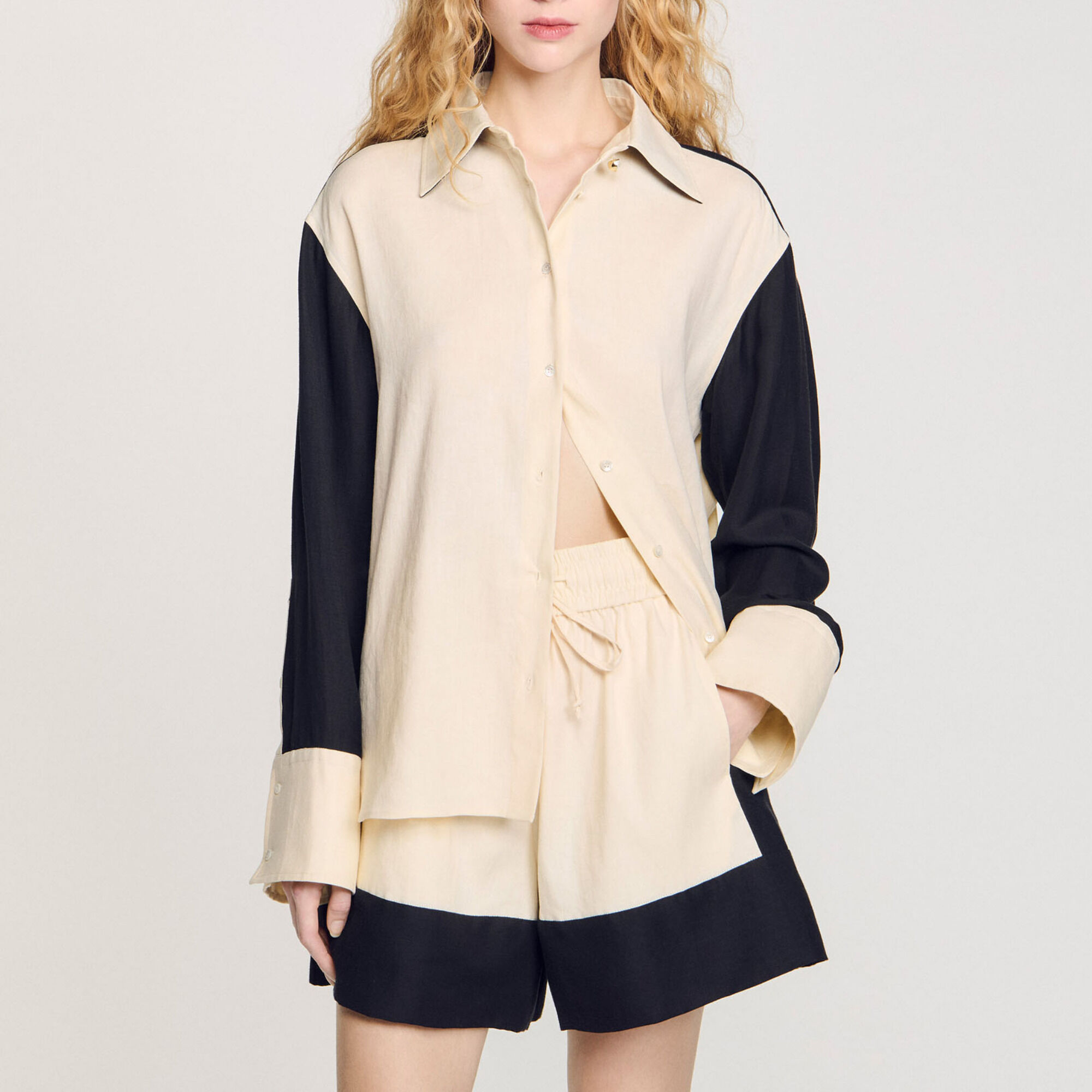 Two-tone shirt
