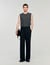 Wide-leg trousers with pleats