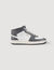 Leather high-top trainers