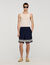 Contrast pattern floaty shorts