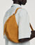 Small zipped split leather hobo