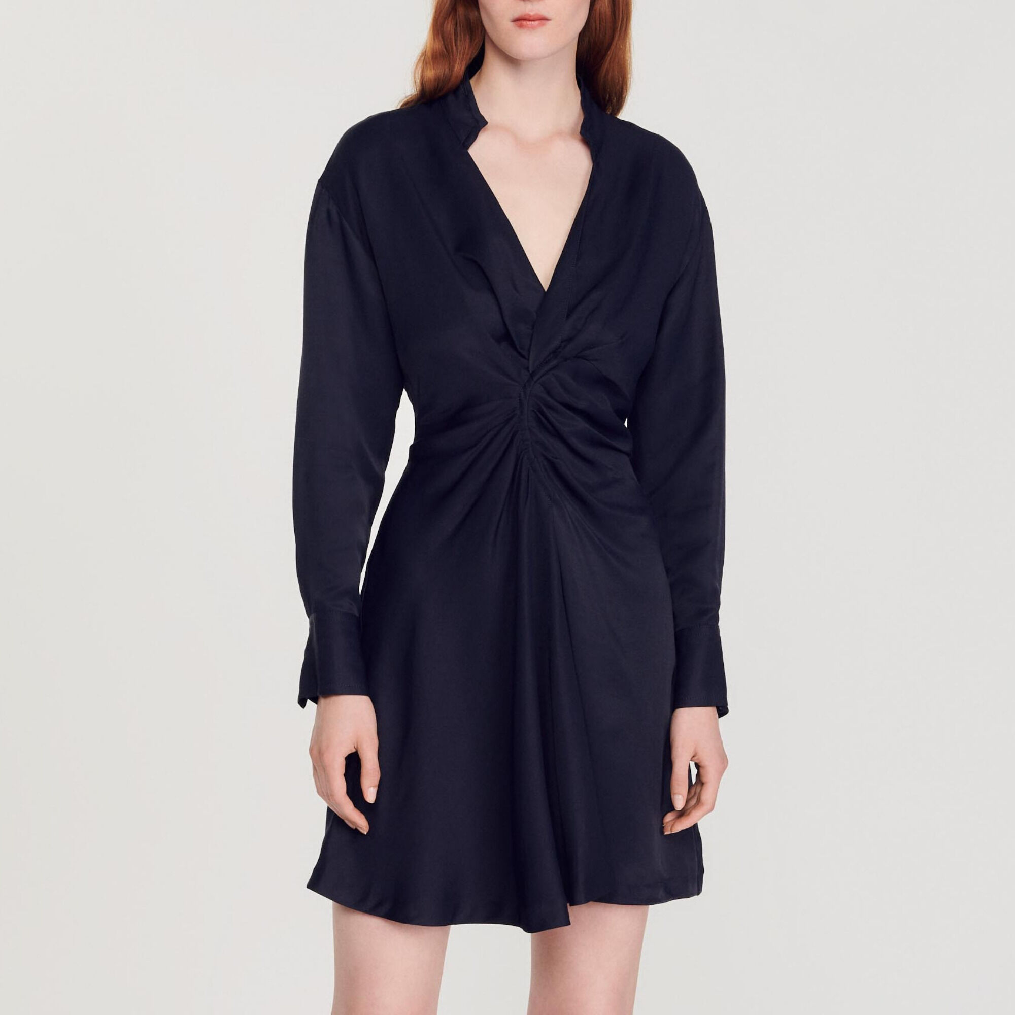 Long-sleeved short dress