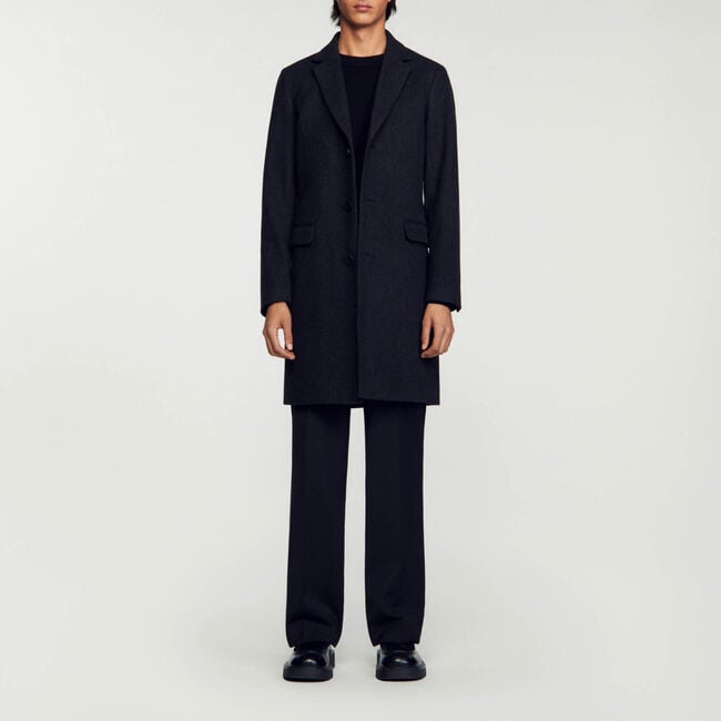 Broadcloth wool coat