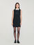 Short dress with contrast collar