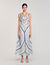 Spiral-motif maxi dress