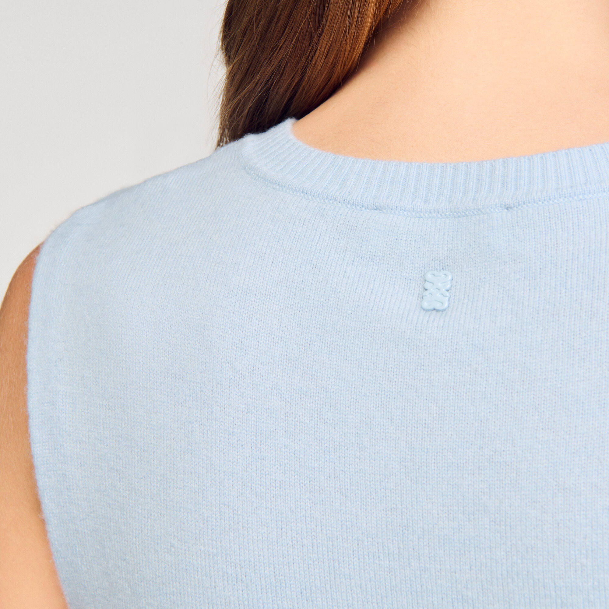 Ruffled cropped jumper
