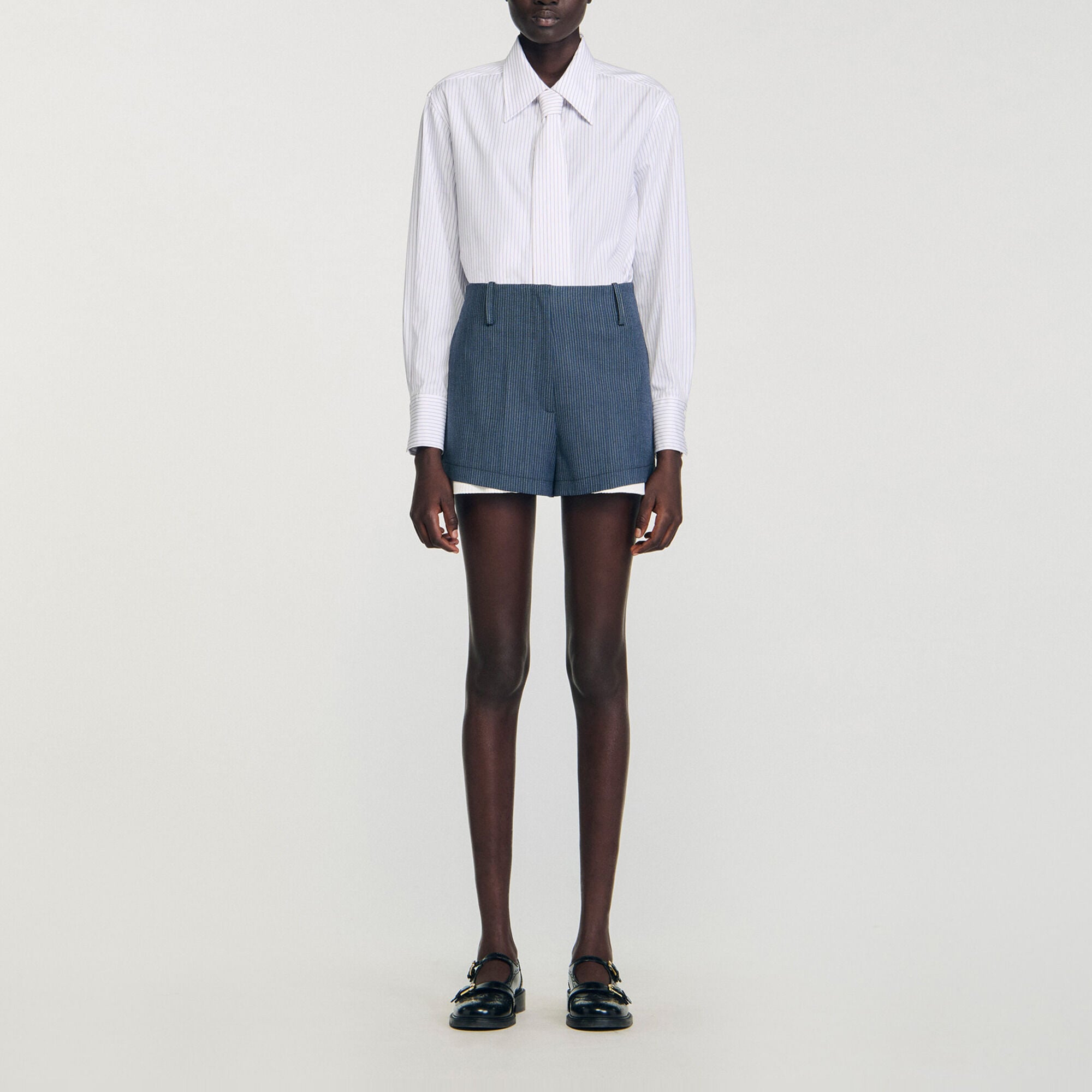 Striped shorts - Women | Sandro