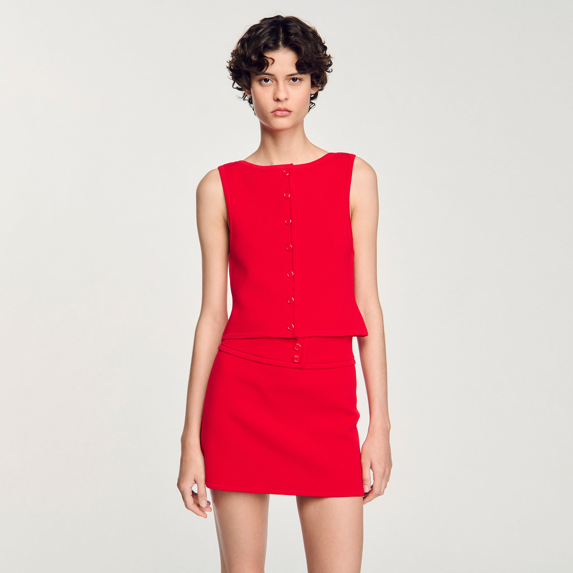 Sleeveless jumper