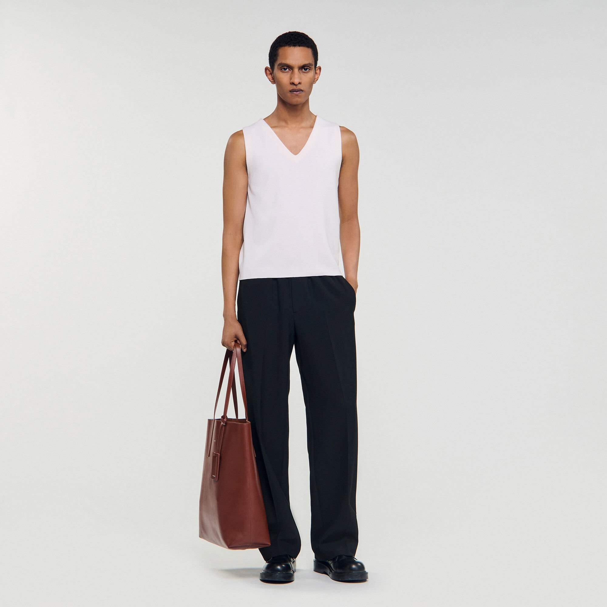 Wool vest top