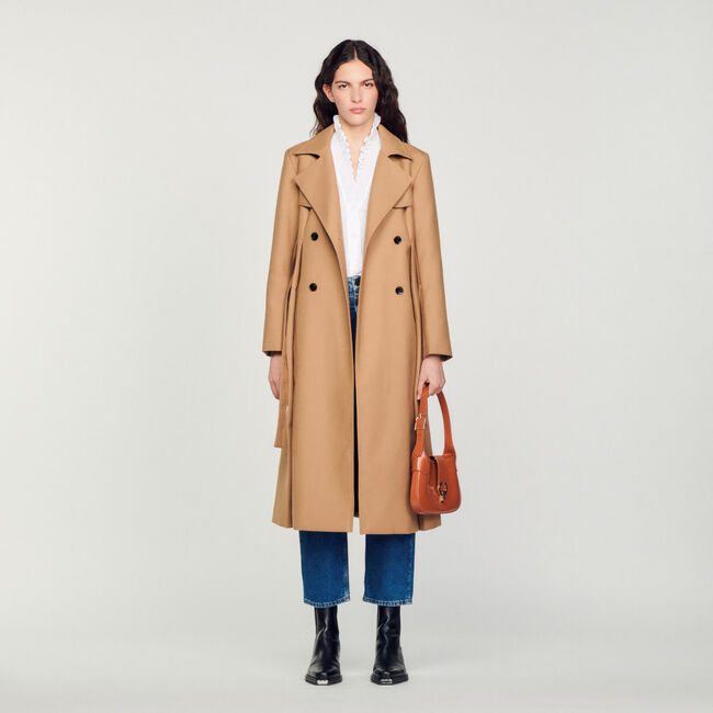 Woman in a Wool Winter Coat and Leather Knee High Boots · Free