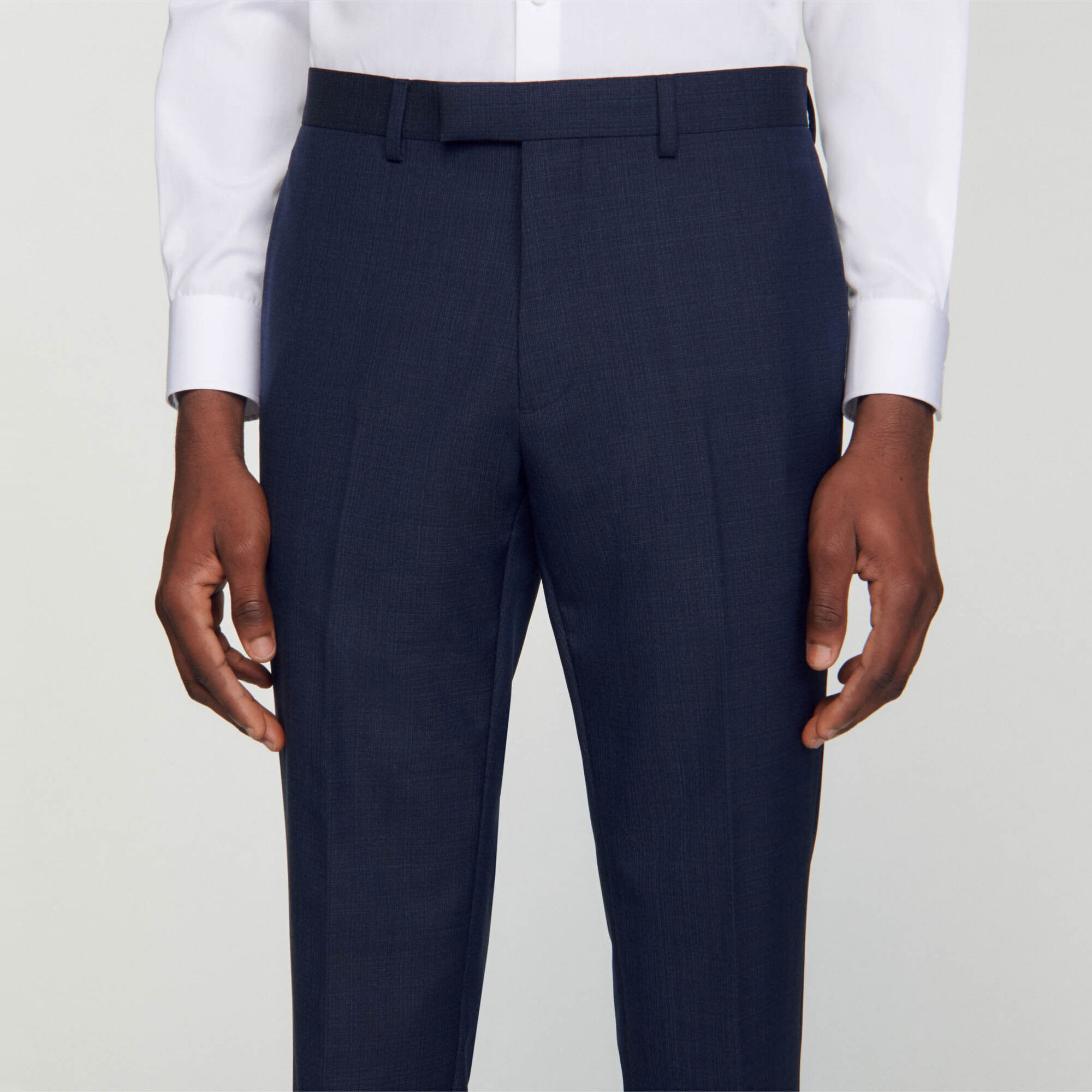 Wool suit trousers