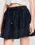 Short dual-material skirt