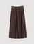 Scarf print maxi skirt