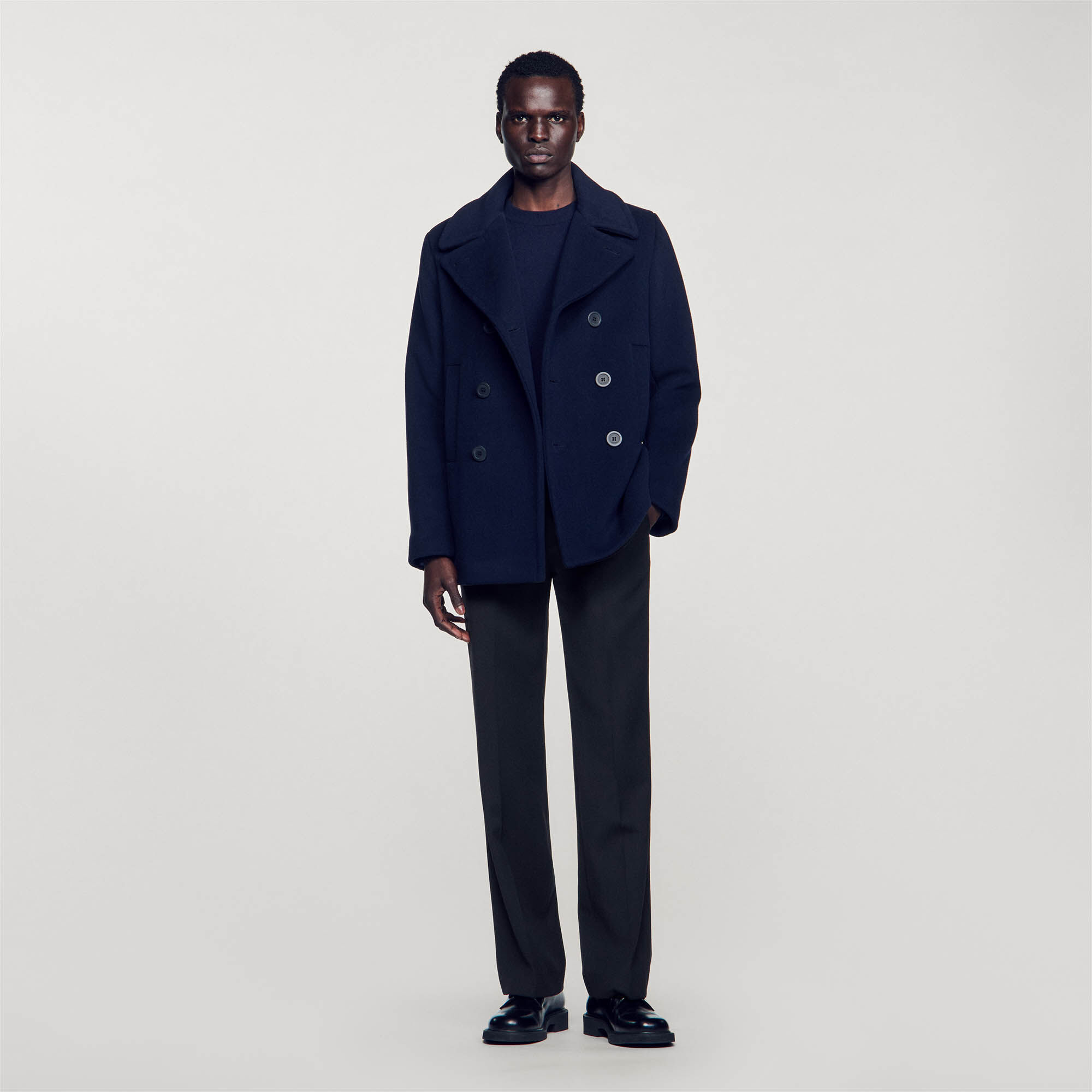 Sandro wool jacket cheap