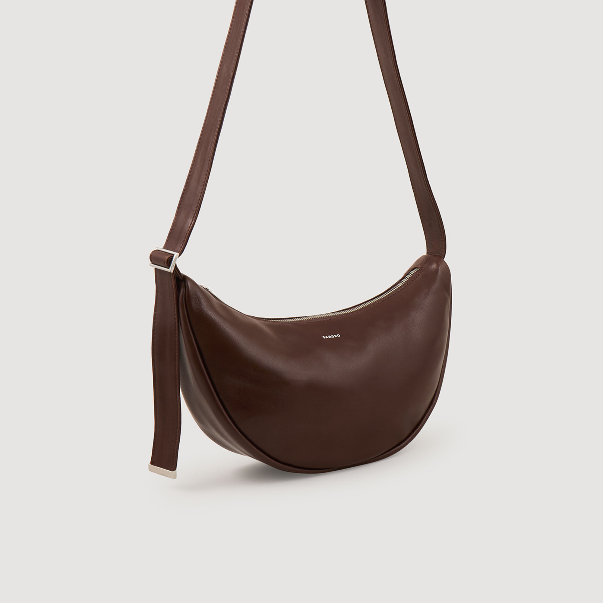 Small leather hobo bag
