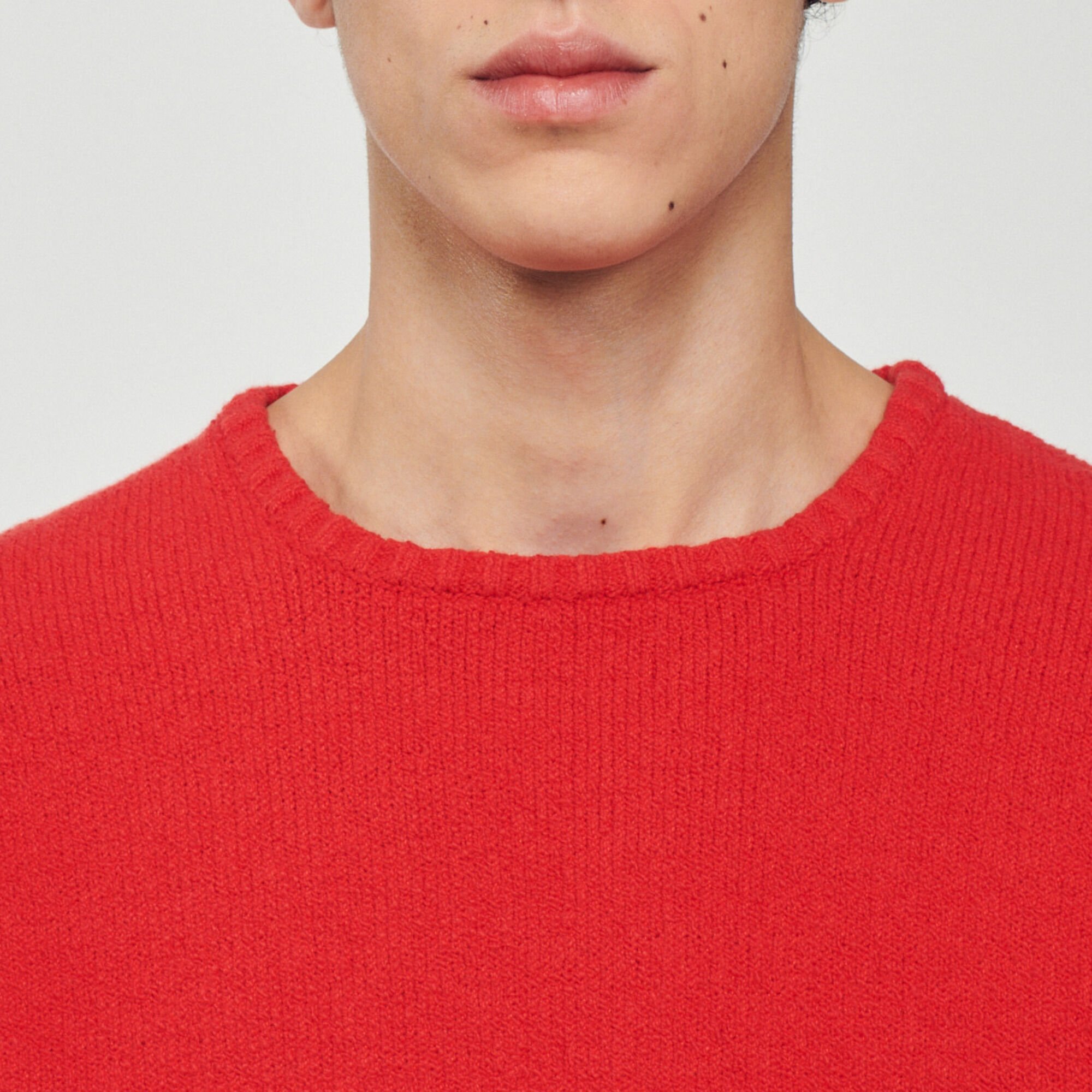 Bouclé knit sweater