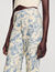 Flower print trousers