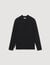Rib knit crew neck jumper