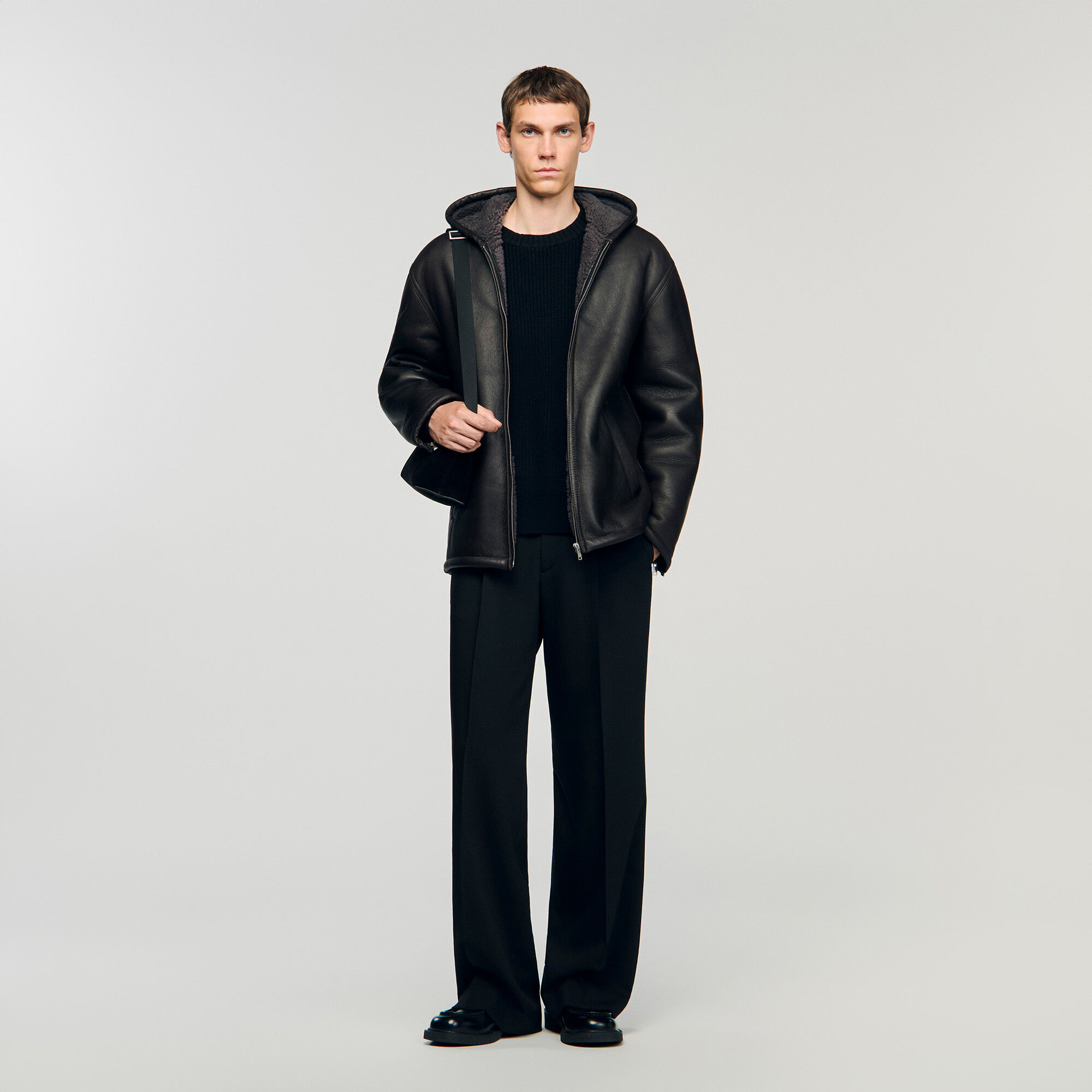 Shearling leather jacket