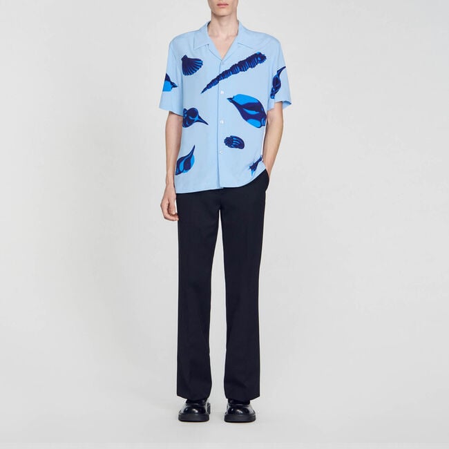 Seashell pattern shirt