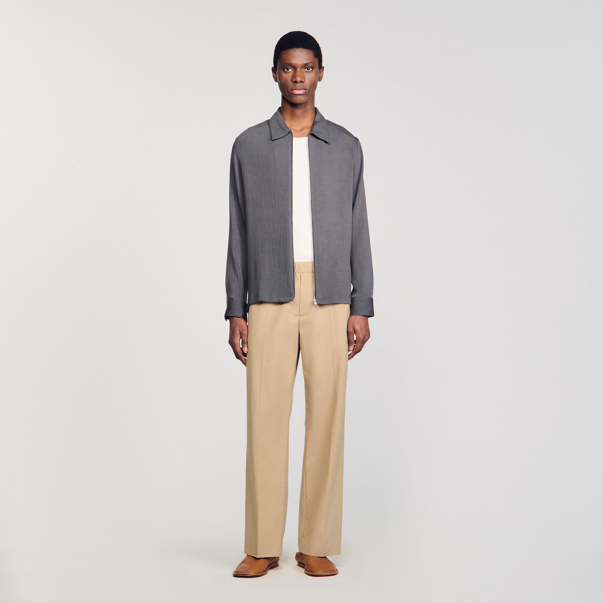 Pleated shirt