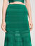 Long decorative knit skirt