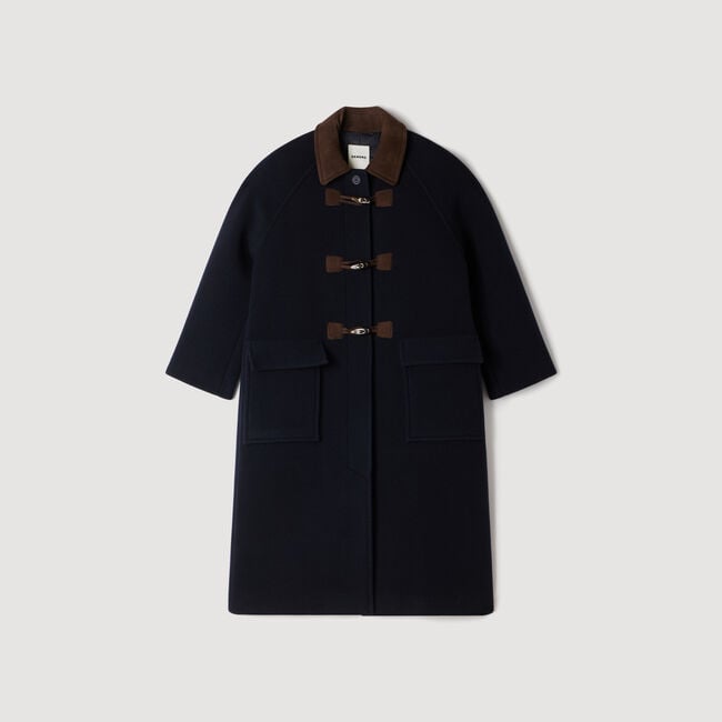 Double-faced wool duffel coat - Women | Sandro