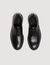 Glazed leather derbies